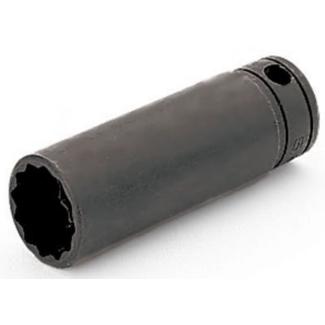 GSF181 - Nasadka czerniona 3/8" 12-kątna, długa, calowa, 9/16"