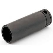 GSF181 - Nasadka czerniona 3/8" 12-kątna, długa, calowa, 9/16"