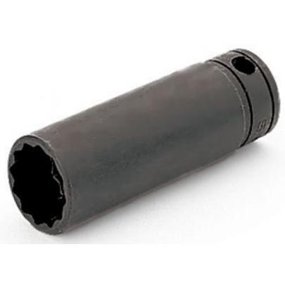 GSF181 - Nasadka czerniona 3/8" 12-kątna, długa, calowa, 9/16"