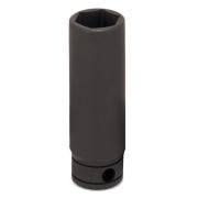 GSTM16 - Nasadka czerniona 1/4" 6-kątna, długa, calowa, 1/2"