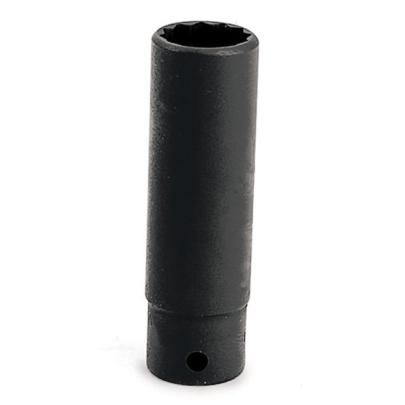 GSTMD10 - Nasadka czerniona 1/4" 12-kątna, długa, calowa, 5/16"