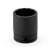 GSW321 - Nasadka czerniona 1/2" 12-kątna, krótka, calowa, 1"