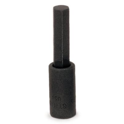 GTMA2.5E - Nasadka trzpieniowa  1/4" czerniona do śrub 6-kątnych calowych, 5/64"
