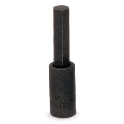 GTMA4E - Nasadka trzpieniowa  1/4" czerniona do śrub 6-kątnych calowych, 1/8"