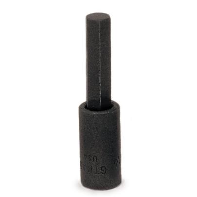 GTMA8E - Nasadka trzpieniowa  1/4" czerniona do śrub 6-kątnych calowych, 1/4"
