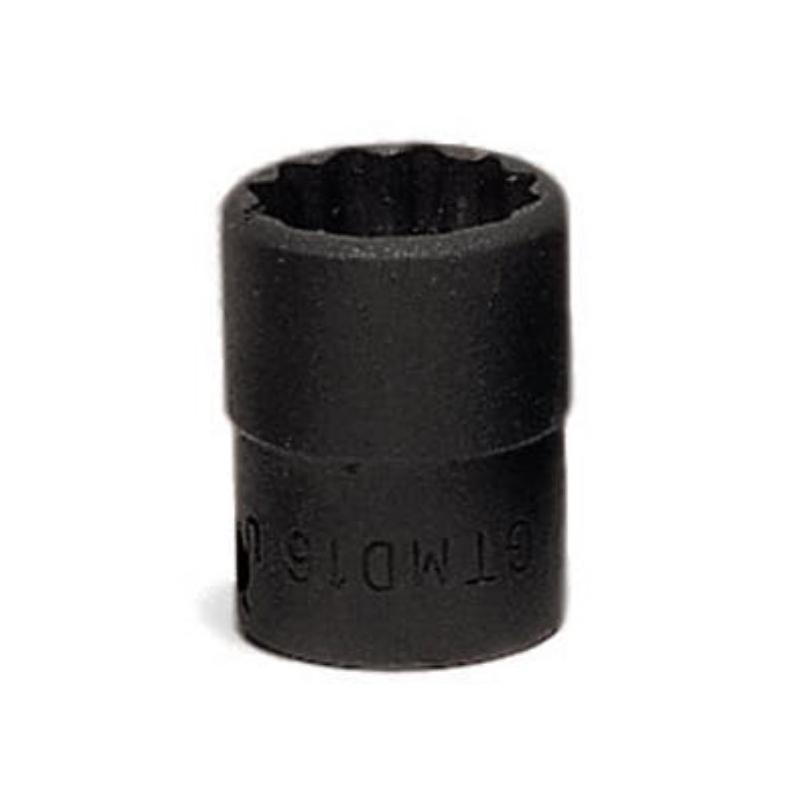GTMD8 - Nasadka czerniona 1/4" 12-kątna, krótka, calowa, 1/4" GTMD8 - Nasadka czerniona 1/4" 12-kątna, krótka, calowa, 1/4"