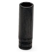 GTS301 - Nasadka czerniona 1/2" 6-kątna, długa, calowa, 15/16"