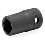 GTW181A - Nasadka czerniona 1/2" 6-kątna, krótka, calowa, 9/16"
