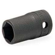 GTW301 - Nasadka czerniona 1/2" 6-kątna, krótka, calowa, 15/16"