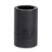 IMD140A - Nasadka udarowa 1/2" 12-kątna, krótka, calowa, 7/16"