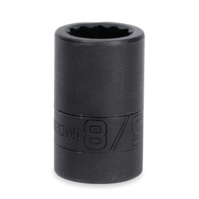 IMD180A - Nasadka udarowa 1/2" 12-kątna, krótka, calowa, 9/16"