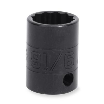 IMDF140A - Nasadka udarowa 3/8" 12-kątna, krótka, calowa, 7/16"