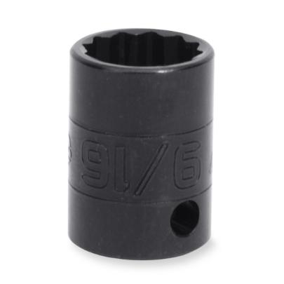 IMDF180 - Nasadka udarowa 3/8" 12-kątna, krótka, calowa, 9/16"