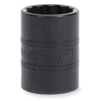 IMDFM8A - Nasadka udarowa 3/8" 12-kątna, krótka, metryczna, 8 mm