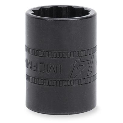 IMDFM8A - Nasadka udarowa 3/8" 12-kątna, krótka, metryczna, 8 mm