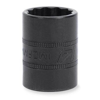 IMDFM12 - Nasadka udarowa 3/8" 12-kątna, krótka, metryczna, 12 mm