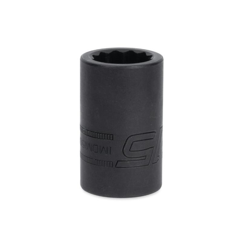 IMDM150A - Nasadka udarowa 1/2" 12-kątna, krótka, metryczna, 15 mm
