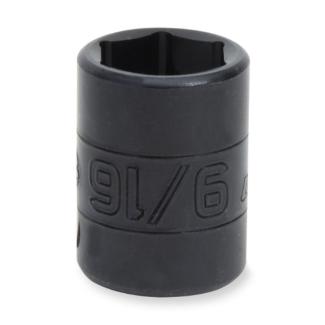 IMF180 - Nasadka udarowa 3/8" 6-kątna, krótka, calowa, 9/16"