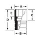 S421 - Nasadka 1/2" 12-kątna, długa, calowa, 1'5/16"