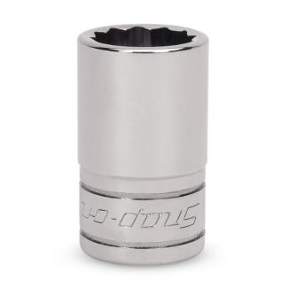 SDH121 - Nasadka 1/2" 12-kątna, Semi-Deep, calowa, 3/8"