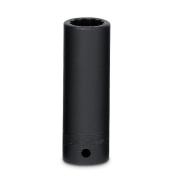 SIMD220A - Nasadka udarowa 1/2" 12-kątna, długa, calowa, 11/16"