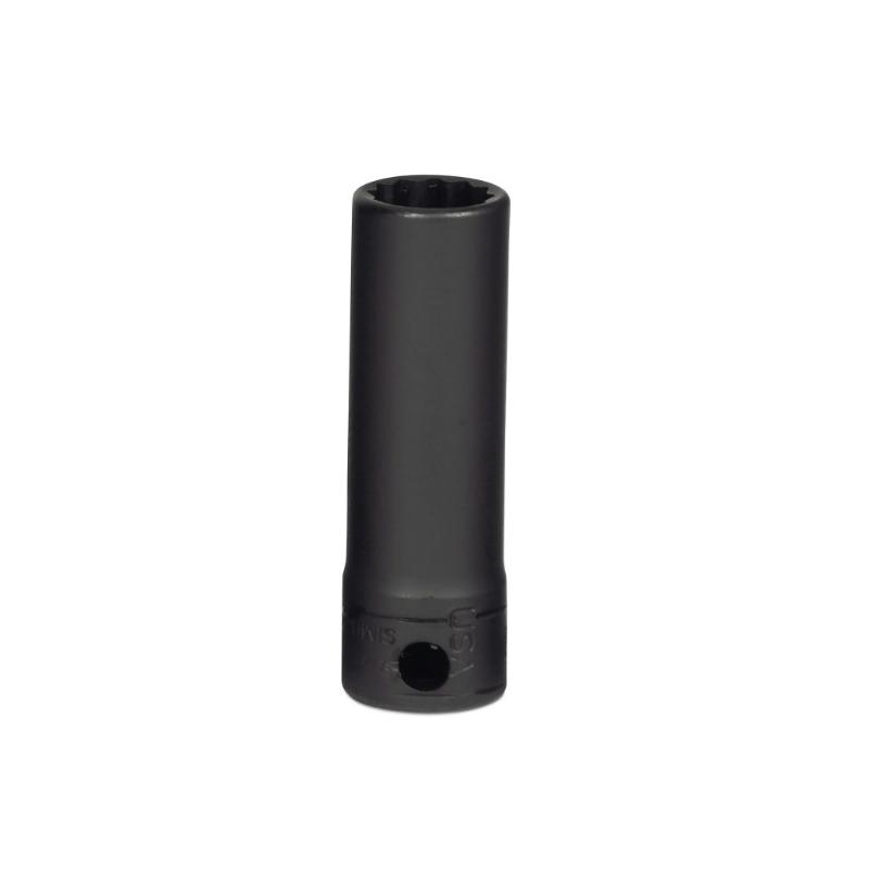 SIMDF140A - Nasadka udarowa 3/8" 12-kątna, długa, calowa, 7/16" SIMDF140A - Nasadka udarowa 3/8" 12-kątna, długa, calowa, 7/16"