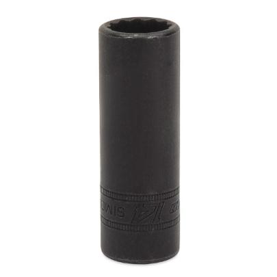 SIMDFM8A - Nasadka udarowa 3/8" 12-kątna, długa, metryczna, 8 mm