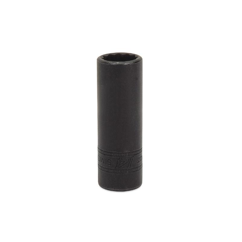 SIMDFM10A - Nasadka udarowa 3/8" 12-kątna, długa, metryczna, 10 mm SIMDFM10A - Nasadka udarowa 3/8" 12-kątna, długa, metryczna, 10 mm