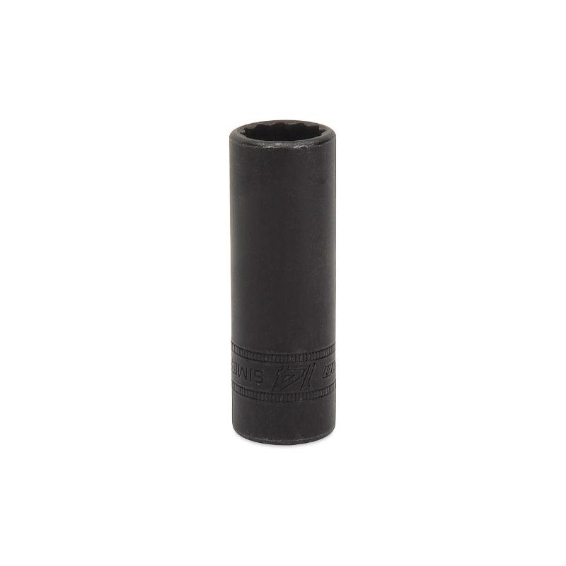 SIMDFM16 - Nasadka udarowa 3/8" 12-kątna, długa, metryczna, 16 mm