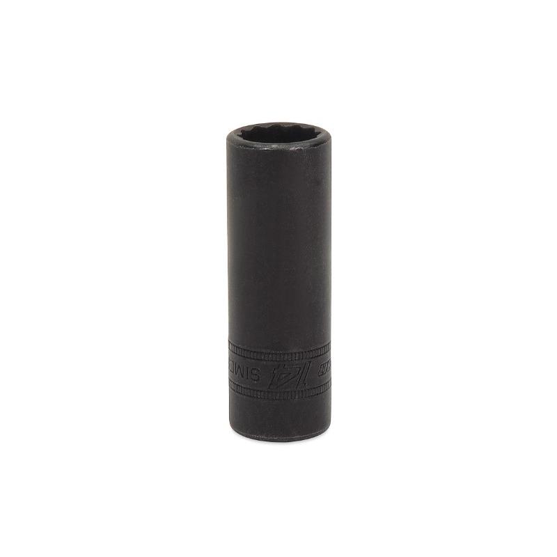 SIMDFM19 - Nasadka udarowa 3/8" 12-kątna, długa, metryczna, 19 mm SIMDFM19 - Nasadka udarowa 3/8" 12-kątna, długa, metryczna, 19 mm