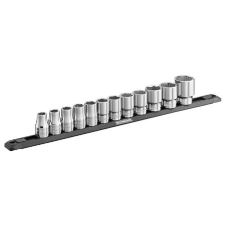 S.40EGRPPB - 1/2" socket set for OGV® GRIP rounded hex screws, 10–24 mm (12 pcs.)