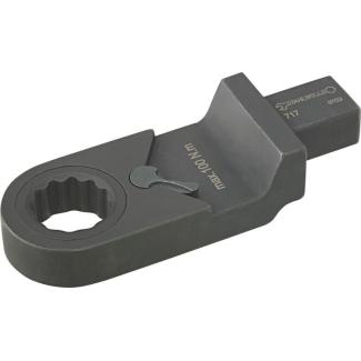 717/12 - Końcówka wtykowa oczkowa z grzechotką 9x12 mm, 12 mm, 58170112