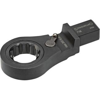 718/22 - Końcówka wtykowa oczkowa z grzechotką 14x18 mm, 22 mm, 58170222