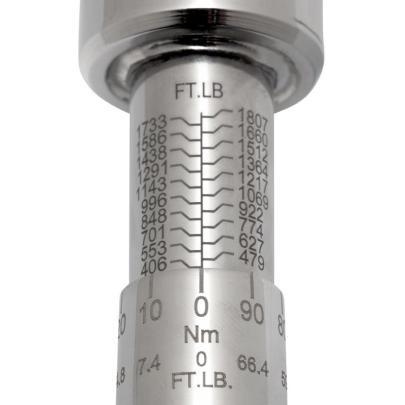 7455-2500 - Klucz dynamometryczny, regulowany, stały zabierak kwadratowy 1", 500-2500 Nm, skala liniowa