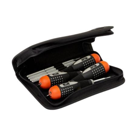 BE-6990-IPSET - Zestaw wkrętaków dynamometrycznych ERGO, stały nastaw, z końcówkami TORX® i TORX Plus®