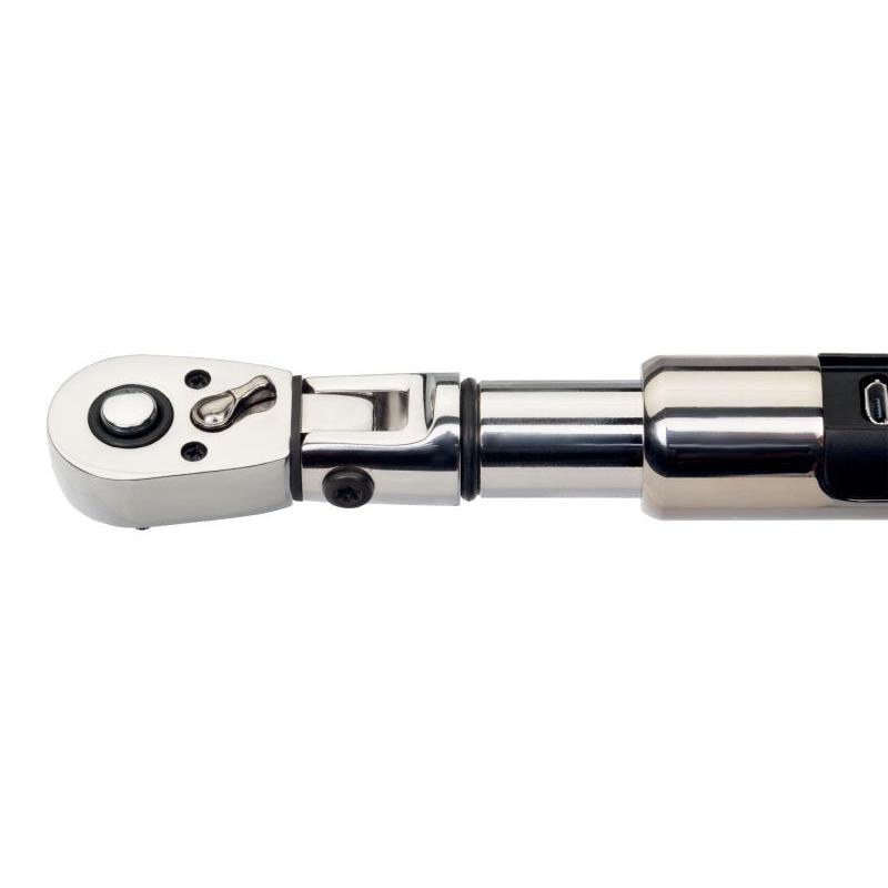 TAWM1412M - Elektroniczny klucz dynamometryczny, pomiar momentu i kąta z grzechotką stałą 1/4", 0,6-12Nm (0,44-8,85 lbf.ft) SLIM