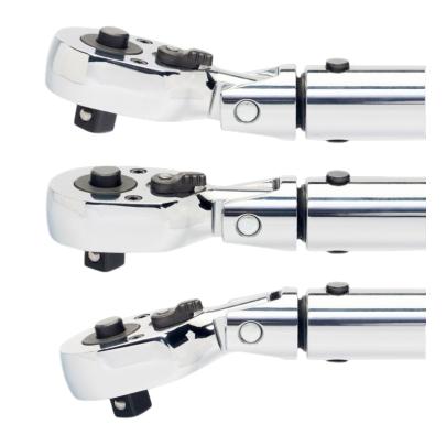 7456-80LB - Klucz dynamometryczny, regulowany z uchylna grzechotką 3/8", 10-80 lbf.ft, skala liniowa