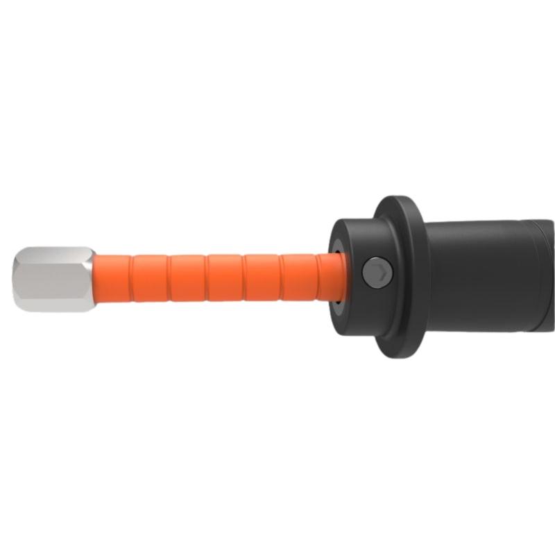 76S-600 - Klucz dynamometryczny łamany, regulowany, skala w okienku, głowica ze złączem okrągłym, 120-600 Nm, 22 mm