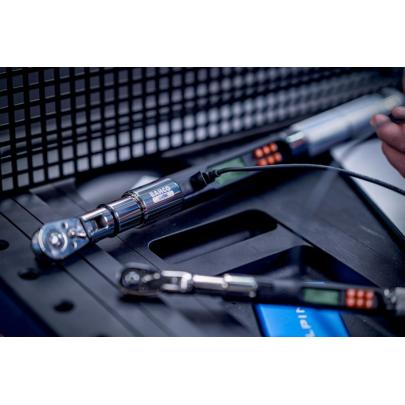 TAWM38135 - Elektroniczny klucz dynamometryczny, pomiar momentu i kąta z grzechotką stałą 3/8", 7-135 Nm (5,2-99,5 lbf.ft)