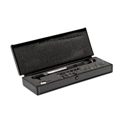 6852-5/S17 - Klucz dynamometryczny, regulowany, skala liniowa, stały uchwyt bitowy 1/4", 1-5 Nm, wersja MINI + bity