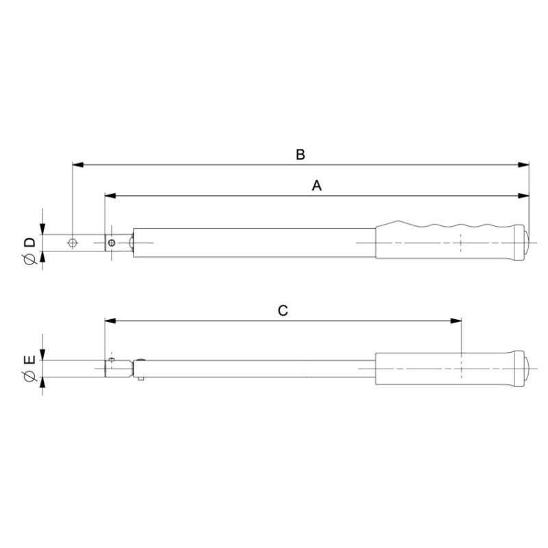 TAWMB930M - Cyfrowy klucz dynamometryczny z Bluetooth® z pamięcią i prostokątnym gniazdem, 1,5-30 Nm (1,1-22,1 lbf.ft), 9x12 mm