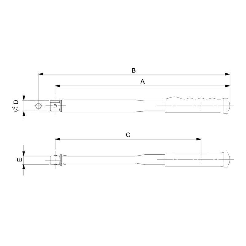 TAWM930M - Elektroniczny klucz dynamometryczny, pomiar momentu i kąta, głowica ze złączem prostokątnym, 1,5-30 Nm, 9x12 mm, SLIM