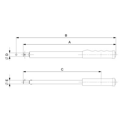 TAWM14340 - Elektroniczny klucz dynamometryczny, pomiar momentu i kąta, głowica ze złączem prostokątnym, 17-340 Nm, 14x18 mm