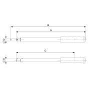 TAW930M - Elektroniczny klucz dynamometryczny, pomiar momentu i kąta, głowica ze złączem prostokątnym, 1,5-30 Nm, 9x12 mm, SLIM