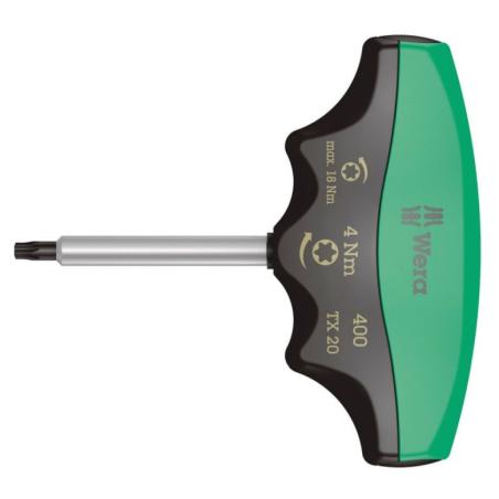 05005091001 - Wkrętak dynamometryczny 400 TX z rękojeścią T, ze sprzęgłem poślizgowym, TORX®, 5 Nm, TX25