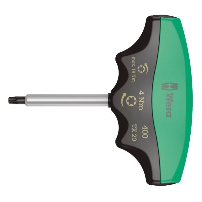 05005090001 - Wkrętak dynamometryczny 400 TX z rękojeścią T, ze sprzęgłem poślizgowym, TORX®, 4 Nm, TX20