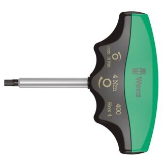 05005080001 - Wkrętak dynamometryczny 400 Hex z rękojeścią T, ze sprzęgłem poślizgowym, Hex-Plus, 4 Nm, 4 mm
