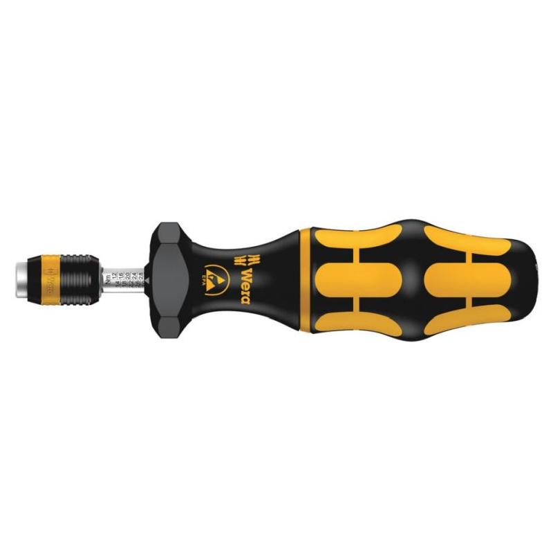 05074731001 - Wkrętak dynamometryczny 7441 ESD Kraftform z uchwytem Rapidaptor, z gniazdem hex 1/4", 1,2-3 Nm