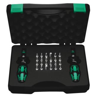 05074738001 - Zestaw wkrętaków dynamometrycznych Kraftform, z gniazdem hex 1/4", 0,3-3 Nm + bity (26 szt.)