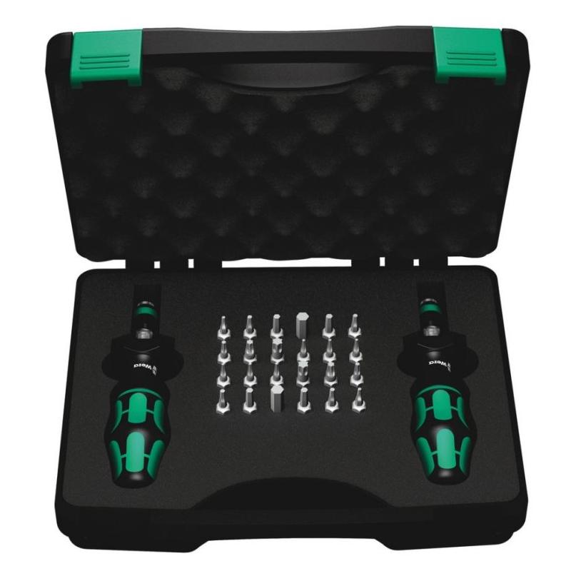 05074738001 - Zestaw wkrętaków dynamometrycznych Kraftform, z gniazdem hex 1/4", 0,3-3 Nm + bity (26 szt.)